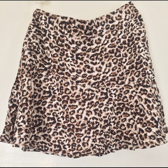 NWT Rumor Boutique Animal Print Fit & Flare Mini Skirt - Picture 1 of 6